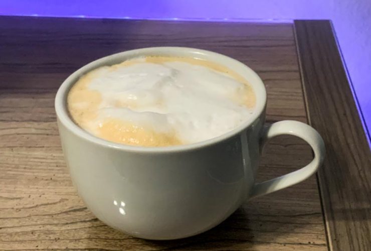 Cappuccino using lots of milk